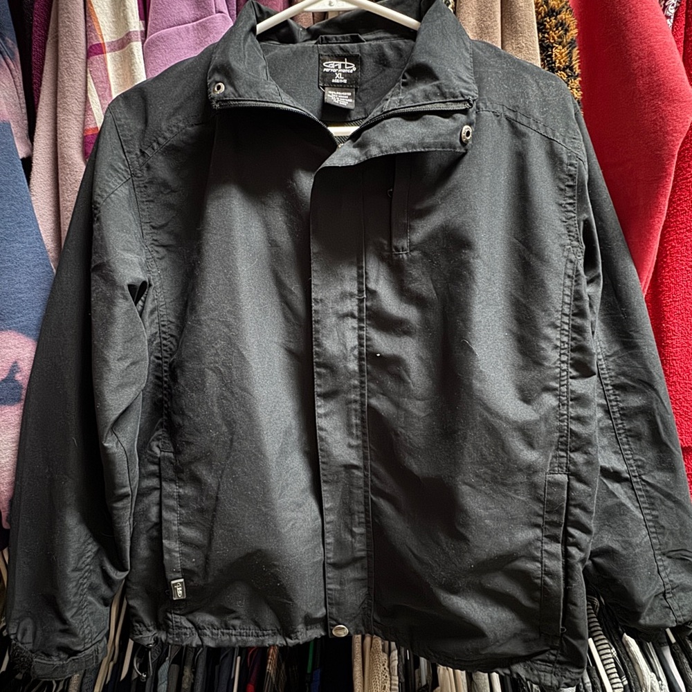 Kids Garb Performance Black Outerwear Zip Jacket Kids XL 14/16